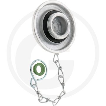 Afdekkap 75b met driehoek - gesmeed aluminium - systeem storz