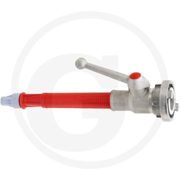 Spuitlans 52c met afsluitkraan - polyamide bovenste deel - storz din 14365