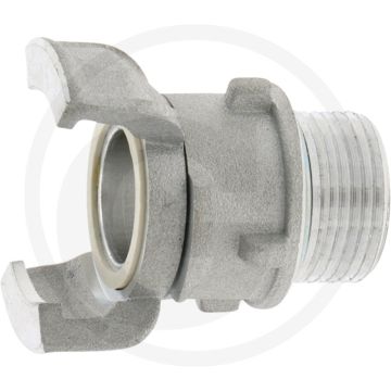 Koppelingsplaten en drukgroepen nw: 20mm, buitendraad: 3/4", materiaal: aluminium, passend voor: systeem guillemin (dsp)