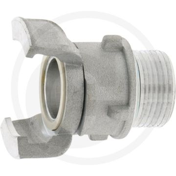 Waterkoppeling nw 65, 2 1/2" buitendraad, aluminium, systeem guillemin (dsp)