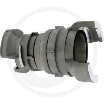 Verloopstuk nw 50 x 65 aluminium systeem guillemin (dsp)