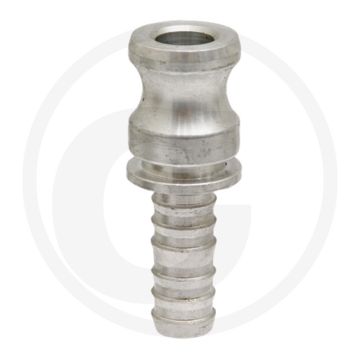 V-deel met slangtule type e, nw 5, Ø 125mm, 5 bar - camlock compatibel