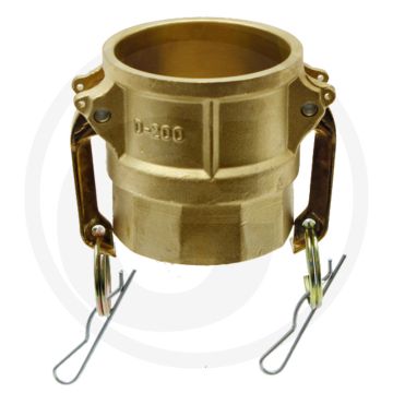 M-deel 2" nw messing camlock koppeling 16 bar