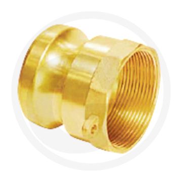 V-deel type a messing nw 6" bsp 6" 5 bar camlock systeem