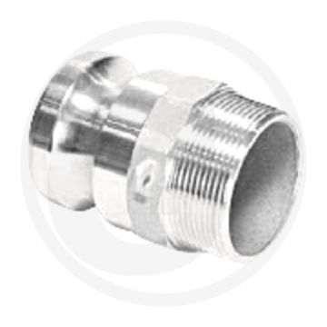 V-deel met buitendraad - type: f, nw (inch): 1, werkdruk: 16 bar