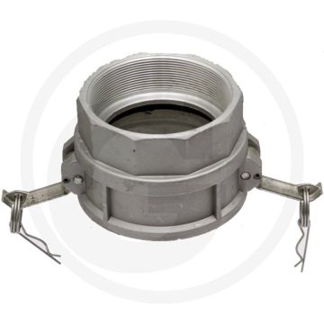 M-deel met binnendraad type d 3/4" bsp aluminium 16 bar camlock