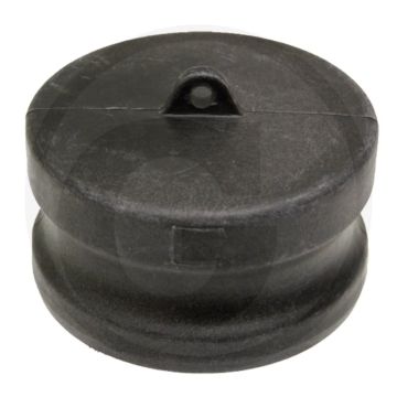 Eindkap v-deel - kunststof, nw 2 inch, dp, Ø 63 mm - mestverwerking & biogastechniek