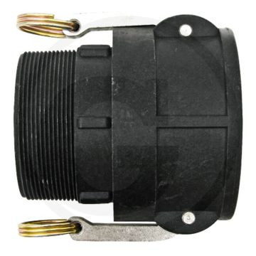 Arag arag m-deel nw 4" kunststof camlock koppeling b
