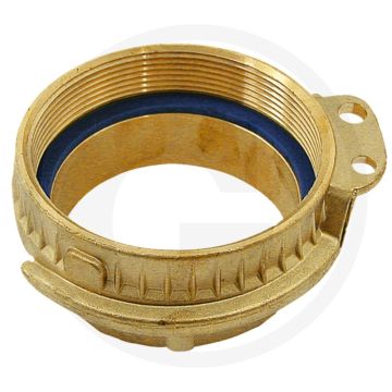 Bochtstuk Ø 100 mm / 4" messing tankwagenkoppeling