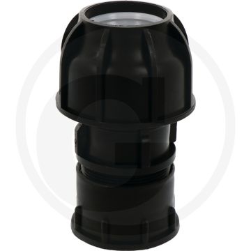 Ibc adapter s60x6 met klemverbinding voor 50 mm leiding - uitvoering: klemverbinding