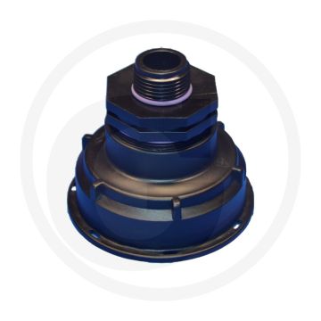 Ibc adapter s100x8 x 1" buitendraad met afdichting