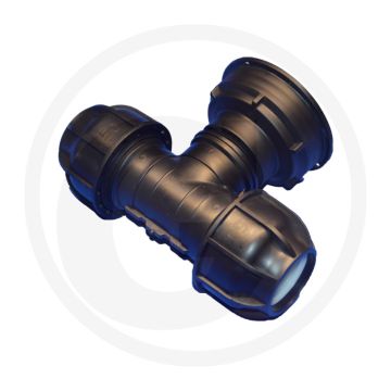 Ibc adapter s100x8 met t-stuk klemverbinding voor 50 mm leiding - draad: s100x8