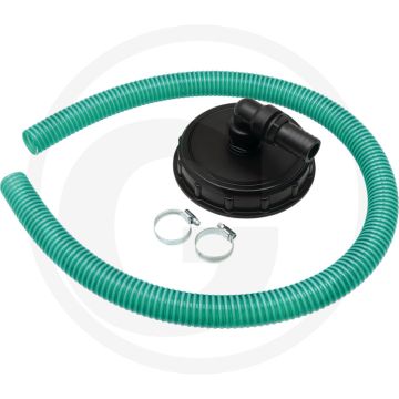 Inlaatdekselset ibc met spiraalslang 1200mm