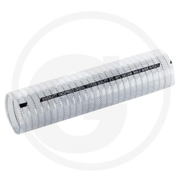 Pvc-slang binnen-Ø 38mm / 1 1/2" spiraalslang - werkdruk 14 bar - per meter