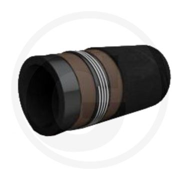 Rubberen zuig- en drukslang Ø: 50 / 2” binnen-Ø: 50 mm / 2" - werkdruk 5 bar - per meter