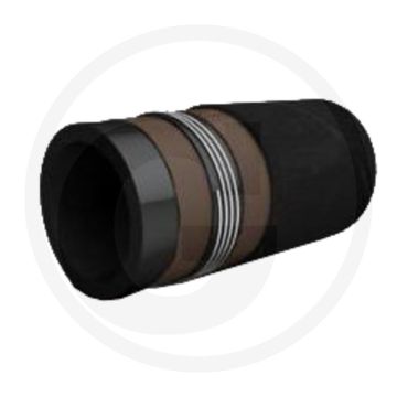 Rubberen zuig- en drukslang Ø: 102 / 4” binnen-Ø: 102mm / 4" - werkdruk 5 bar - per meter