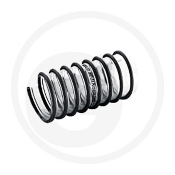 Slang - spiraalslang, binnen-Ø: 150mm, buiten-Ø: 168mm, wanddikte: 9mm, werkdruk: 0,1 bar, temperatuurbereik: -40°c - +90°c, buigradius: 450mm - per meter