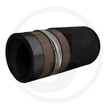 Dubbellaags ossk 2 rubberen zuig- en drukslang, binnen-Ø 110mm, buiten-Ø 130mm, wanddikte 10mm, werkdruk 2 bar - per meter