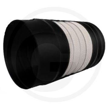 Veegmachineslang - binnen-Ø 200mm, buiten-Ø 210mm, lengte 1850mm, vacuüm 0,39 bar