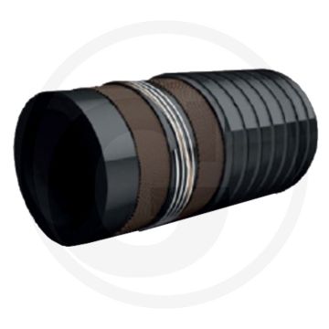 Rubberen zuig- en drukslang - binnen-Ø 50mm, werkdruk 3 bar, lengte 1300mm