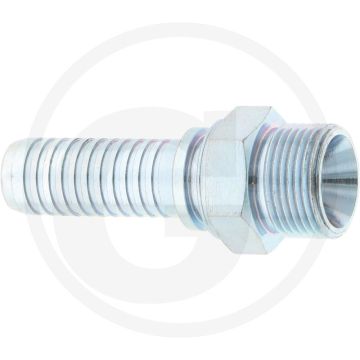 Male met buitendraad inclusief fitting uitvoering: 1/2"