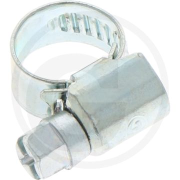 Collier de serrage - plage de serrage 8-12mm, acier, zingué, w1, din 3017