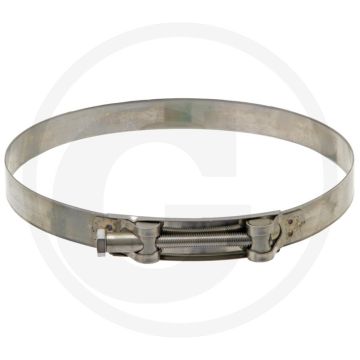 Collier de serrage en acier inoxydable - plage de serrage 23-25mm, largeur de bande 18mm