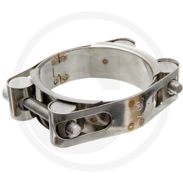 Slangklem Ø 210 - 220 mm roestvrijstaal w4