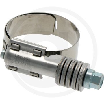 Veerslangklem - klembereik: 146,1 - 168,3 mm