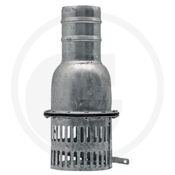 Voetventiel 102 mm / 4" voor binnenbanden - 75 m³/uur