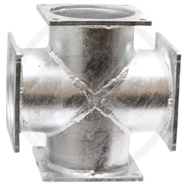 Kruisstuk 8" flens 180x180mm 330x330mm