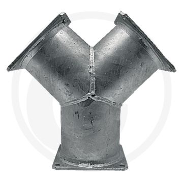 Y-stuk 6"-6"-6" staal / thermisch verzinkt