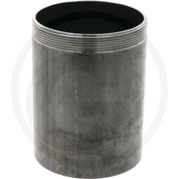 Mz mz draadstuk met buitendraad, art. 0900 - 4" buitendraad, 150mm lengte, staal, zwart