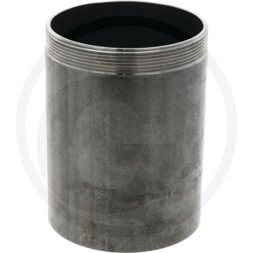Mz mz draadstuk met buitendraad, art. 0900 - 6" buitendraad, 150mm lengte, staal, zwart