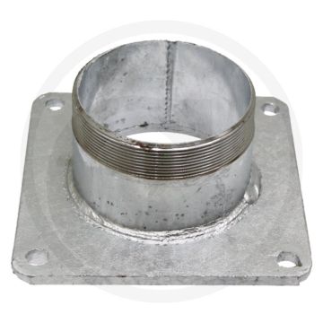 Stalen flens verzinkt 6" gatafstand 150x150 lengte 78mm