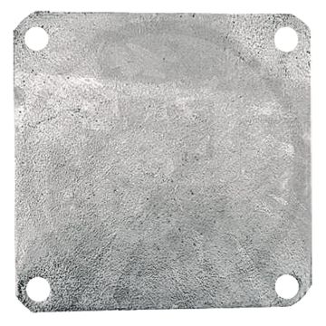Vierkantflens 6" - gatafstand 150 x 150 mm