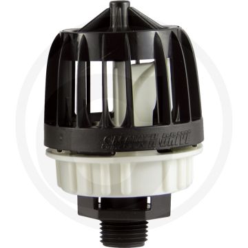 Senninger vollkreisregner, 1/2" ag tiefer winkel, stehend, düse nr. 6 - 360° hoek
