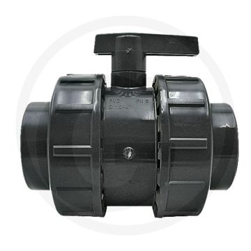 Kogelkraan 2-wege ig 1 1/4" pp 10 bar 32mm