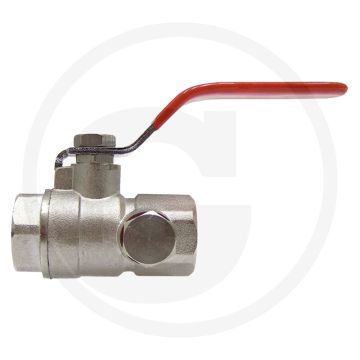 Kogelkraan 2-weg binnendraad 1/2" max. werkdruk 30 bar