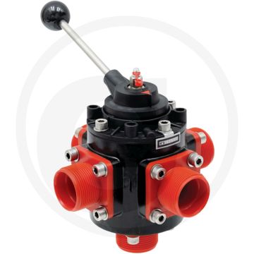 Polmac polmac 5-weg kogelkraan 1 1/2" - flensuitvoering q65