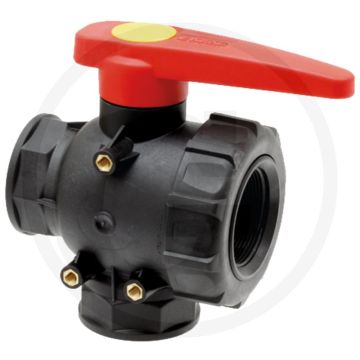 Arag arag 3-weg kogelkraan 2" pp max. werkdruk 10 bar