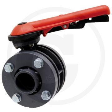 Vdl afsluitklep dn 125 (d:140mm, d min:250mm, z:81mm, z1:125mm, z2:125mm)