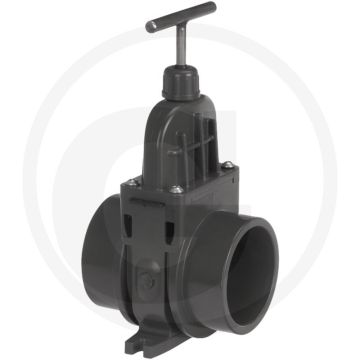 Vdl afsluiter d1:110mm d2:90mm d4:9mm z1:54mm z2:250mm z4:158mm - beregeningstechniek> afsluiters met 2x lijmmof, pvc-u
