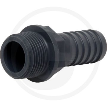 Slangtule-Ø 20mm, buitendraad 3/4", pp, max. werkdruk 10 bar