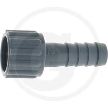 Slangtulle 2/3 - Ø 19mm, 3/4" binnendraad, pp, max. werkdruk 10 bar