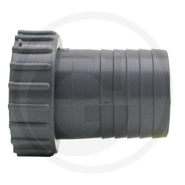 Slangtulle 2/3 - Ø 32mm, binnendraad 1 1/4", pp, max. werkdruk 10 bar
