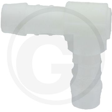 Haaks 90° pvc slangtule-Ø 12mm max. werkdruk 16 bar