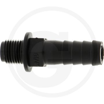 Arag arag raccord de tuyau droit 13 mm ag 1/4" - matériau pvc