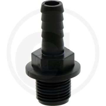 Arag arag slangaansluiting recht - slangtule-Ø 50mm, pvc, 1 1/2" inch
