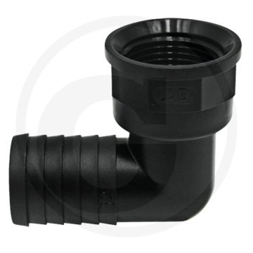 Arag arag gebogen slangaansluiting 25mm pvc 3/4" binnendraad